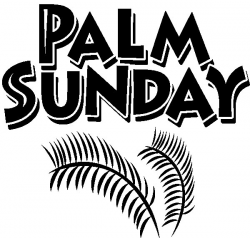 Palm Sunday Clip Art Black And White | Clipart Panda - Free Clipart ...