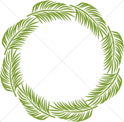 Palm Circle | Palm Sunday Clipart
