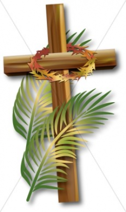 Palm sunday clip art black and white free - Clipartix