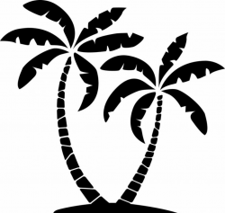 palm tree clipart black and white clip art palm trees free pano ...