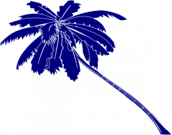 Blue Palm Tree Clip Art at Clker.com - vector clip art online ...