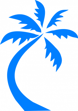 Travel, Palm Tree Palm Blue Silhouette Beach Tropi #travel, #palm ...