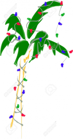 Christmas palm tree clipart 8 » Clipart Station