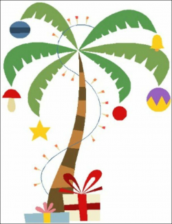 Beach Christmas- love this print | Christmas Fun | Christmas palm ...