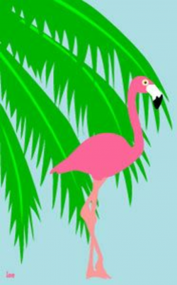 Free Flamingo Clip Art | HOME CLIP ART Themes Tropical Clip Art Palm ...
