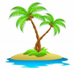 Clipart desert island palm tree - Clip Art Library