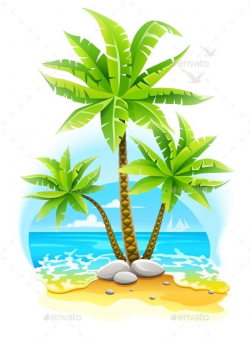 Coconut Palm Trees at Tropical Island by LoopAll Coconut palm trees ...