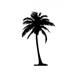 Free Clipart Palm Tree Silhouette | Free Images at Clker.com ...