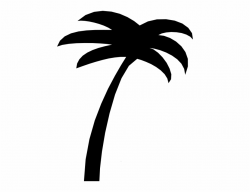 Simple Palm Tree - Free Palm Tree Line Art Free PNG Images & Clipart ...