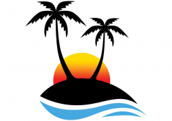 Sunset palm tree clipart free clip art image image - Clip Art Library