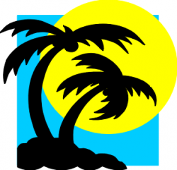 palm tree sunset clipart | decals, clipart, etc | Palm tree clip art ...