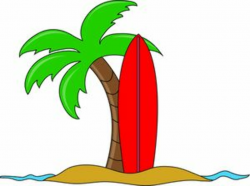 Hawaiian Palm Trees Clip Art | Surfing Clip Art Images Surfing Stock ...