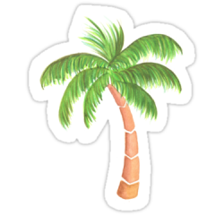 Palm Tree Original Watercolor • Also Buy This Artwork On Sti - 360 ...