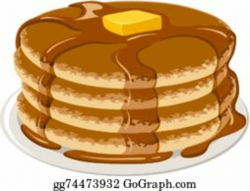 Pancakes Clip Art - Royalty Free - GoGraph