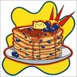 Blueberry pancakes clipart clipart kid image #40081