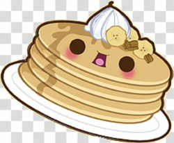 Cute Food, pancake transparent background PNG clipart ...