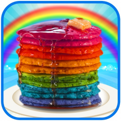 Rainbow Pancake Maker - Colorful Pancakes Tower by ...