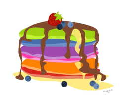 Pancakes | New Jersey artist Pragya Kothari\'s illustration ...