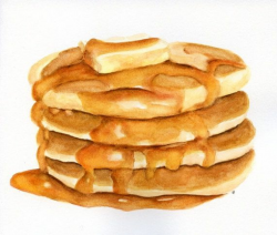 Pancakes with Butter and Maple Syrup ORIGINAL por ...