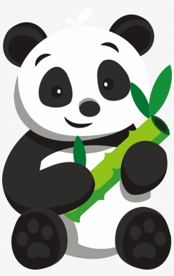 Giant Panda Panda House Restaurant Bear Clip Art - Panda Eating ...