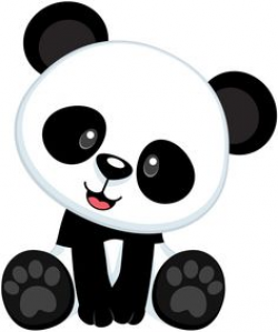 Panda on pandas panda bears and cute panda clip art - Clipartix
