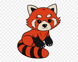 Red Panda Drawing - Easy Red Panda Drawing Clipart (#241180 ...