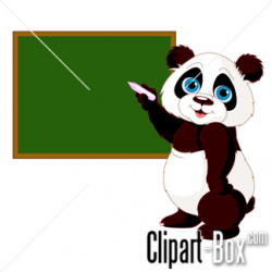 CLIPART PANDA AT SCHOOL | Classroom | Panda, Vector design, Vector free