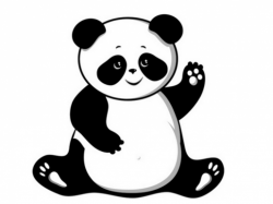 Simple Panda Cliparts - Cliparts Zone