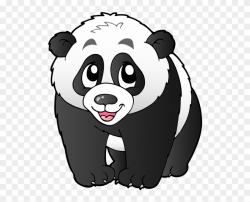 Panda Clipart Transparent Background - Cartoon Panda Transparent ...
