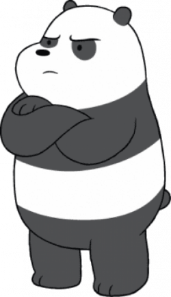Download We Bare Bears Panda Angry Clipart Png Photo Transparent Png ...