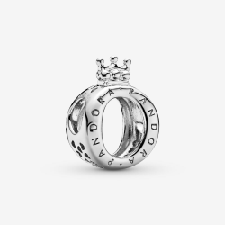 Pandora Crown O Logo Charm, Sterling Silver