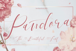Pandora Calligraphy Font - Befonts.com