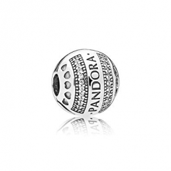 Pandora Logo Hearts Clip Charm 797433CZ