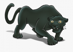 Black Panther , Png Download - Cartoon Black Jaguar #998971 ...