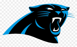 Black Panther Clipart Face - Carolina Panthers Logo Png ...
