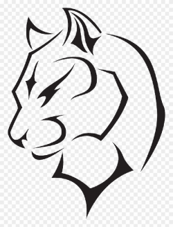 Coconut Clipart Face - Black Panther Drawing Animal - Png ...