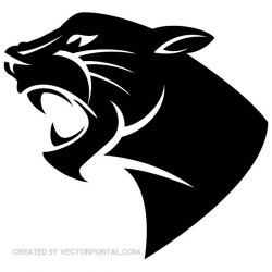 Panther Head Image Free Vector