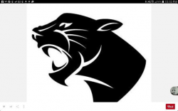 Simple panther | Panther images, Animal silhouette, Black ...