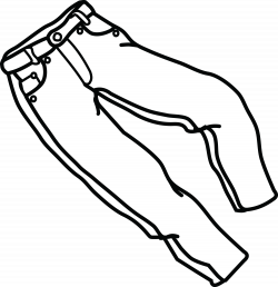 Pants clipart black and white, Pants black and white ...