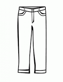 Image result for pants clipart black and white | Coloring ...