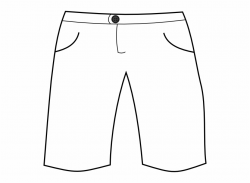 Clip Art Black And White Short Pants Clipart - Shorts ...