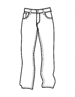 Pants clipart black and white clip art net jpg - Clipartix