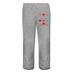 Amazon.com: Heart Beat Clipart Women\'s Drawstring Leisure ...
