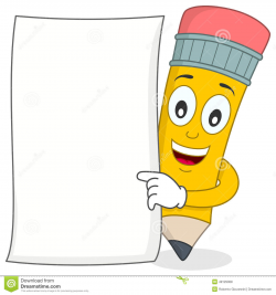Pencil Clipart Cartoon