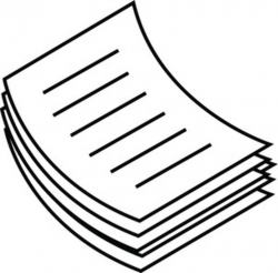 28+ Collection Of Paper Clipart Black And White | High ...