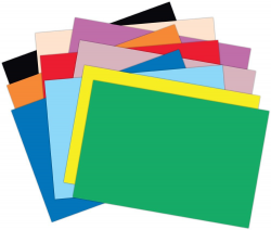 Coloured Paper Clipart