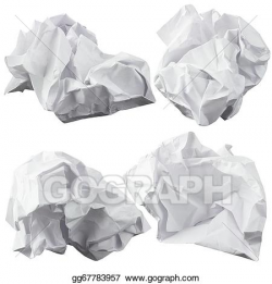 Stock Illustration - Crumpled paper. Clipart Drawing ...