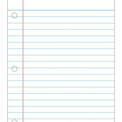515 Notebook Paper free clipart - 4