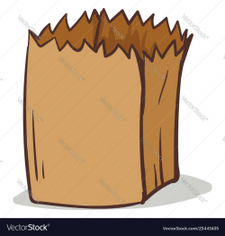 Clipart torn paper bag or color