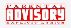 Parental Sticker - Red Parental Advisory Png PNG Image ...
